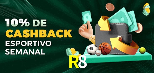 10% de bônus de cashback na R8